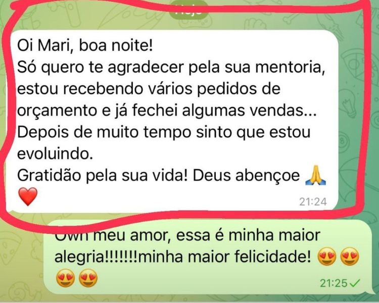 Depoimento de aluna 2